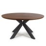 Furniture Link New Orleans - Smoked Oak Round Table (150cm)