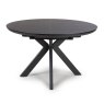 Furniture Link New Orleans - Extending Round Table (Black Ash)
