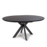Furniture Link New Orleans - Extending Round Table (Black Ash)