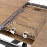 Furniture Link New Orleans - Extending Round Table (Rustic Oak)