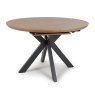 Furniture Link New Orleans - Extending Round Table (Rustic Oak)