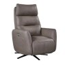 Furniture Link Nashville - Power Swivel Recliner Chair (Dark Taupe Leather)