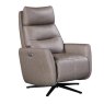 Furniture Link Nashville - Lift Swivel Recliner Chair (Dark Taupe Leather)