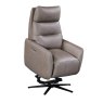 Furniture Link Nashville - Lift Swivel Recliner Chair (Dark Taupe Leather)