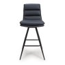 Furniture Link Nobo - Swivel Bar Chair (Black Faux Leather)