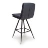 Furniture Link Nobo - Swivel Bar Chair (Black Faux Leather)
