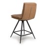 Furniture Link Nobo - Swivel Counter Chair (Tan Faux Leather)