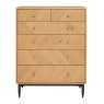 Ercol Ercol Monza Bedroom - 6 Drawer Tall Wide Chest