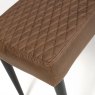 Furniture Link Charlie - Bench (Antique Brown Fabric)