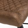Furniture Link Charlie - Bar Stool (Antique Brown Fabric)