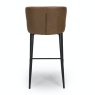 Furniture Link Charlie - Bar Stool (Antique Brown Fabric)