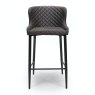 Furniture Link Charlie - Bar Stool (Grey Fabric)