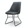 Furniture Link Cooper - Dining Chair (Wax Grey PU)