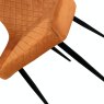 Furniture Link Malmo - Dining Chair (Burnt Orange Velvet)