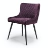 Furniture Link Malmo - Dining Chair (Mulberry Velvet)