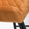 Furniture Link Malmo - Bar Stool (Burnt Orange Velvet)