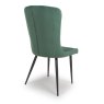 Furniture Link Merlin - Dining Chair (Green Fabric)
