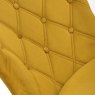 Furniture Link Merlin - Dining Chair (Mustard Fabric)