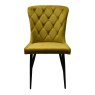 Furniture Link Merlin - Dining Chair (Mustard Fabric)