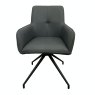 Furniture Link Nix - Dining Chair (Grey Faux Leather)
