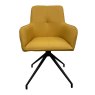 Furniture Link Nix - Dining Chair (Ochre Faux Leather)