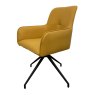 Furniture Link Nix - Dining Chair (Ochre Faux Leather)