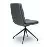 Furniture Link Nobo Swivel - Dining Chair (Grey Faux Leather)