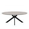 Furniture Link Prescot - Oval Dining Table 180cm (Grey)