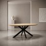Furniture Link Prescot - Oval Dining Table 180cm (Oak)
