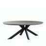 Furniture Link Prescot - Oval Dining Table 220cm (Grey)