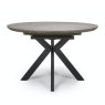 Furniture Link Prescot - Round Extending Dining Table (Grey)