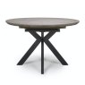 Furniture Link Prescot - Round Extending Dining Table (Grey)