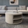 Value Mark Furniture Wexford - Circular Coffee Table with Swivel Function