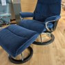 Stressless View - Medium Chair with Footstool (Signature Base)