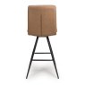 Furniture Link Nobo - Swivel Bar Chair (Tan Faux Leather)