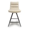 Furniture Link Nobo - Swivel Bar Chair (Taupe Faux Leather)