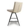 Furniture Link Nobo - Swivel Bar Chair (Taupe Faux Leather)