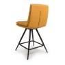 Furniture Link Nobo - Swivel Counter Chair (Ochre Faux Leather)