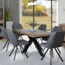 Classic Furniture Texas - Dining Table with Metal Star Base (180cm)