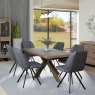 Classic Furniture Texas - Dining Table with Wooden Star Base (140cm)