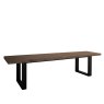 Classic Furniture Texas - Bench with Grey Seat Pad (180cm)