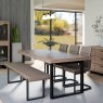 Classic Furniture Texas - Bench with Taupe Seat Pad (140cm)