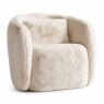 Primavera Funiture Flo - Faux Fur Accent Chair (Swivel)