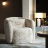 Primavera Funiture Flo - Faux Fur Accent Chair (Swivel)