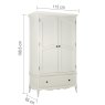 Willis & Gambier Amelie - Two Door Wardrobe