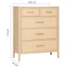Willis & Gambier Casera - Five Drawer Chest