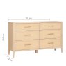 Willis & Gambier Casera - Wide Six Drawer Chest