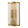 Dar Lighting Dar - Eleanor 4 Light Wall Light Natural Brass and Glass