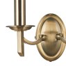 Dar Lighting Dar - Ambassador Double Wall Bracket Antique Brass