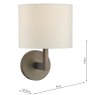 Dar Lighting Dar - Ferrara Wall Light Bronze Bracket Only